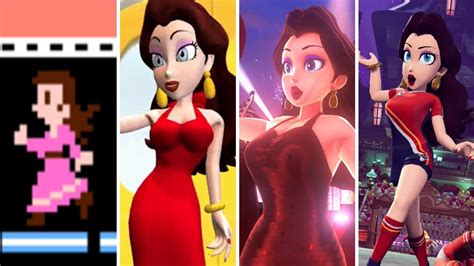 Evolution of Pauline in Super Mario Games (1981 - 2022) - YouTube