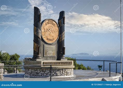 The pillars of Hercules editorial photography. Image of pillars - 72135657