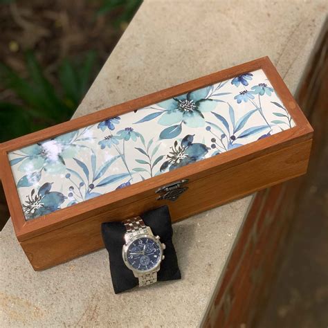 Blue Daze - Wooden Watch Box