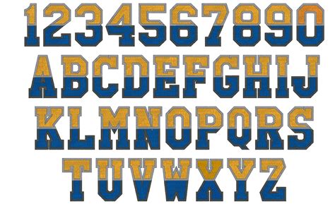 University Block Font