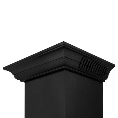 ZLINE KITCHEN & BATH Wall Mount Range Hood 24-in Ducted 400-CFM Black ...