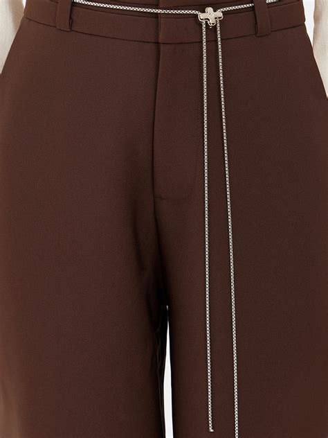 Double Loop Wide Leg Trousers With Belt | Kazo Women Trousers – KAZO