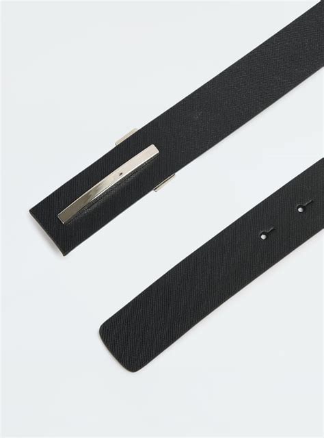 Buy Men Textured Leather Formal Belt Online at just Rs. 599.0 ...