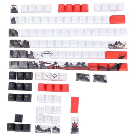PBT Keycaps, PBT Material Abrasion Resistance Oil Resistance Ergonomic ...