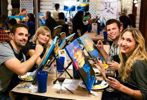 Winters nite and Christmas tree - Painting Party - Painting and Vino