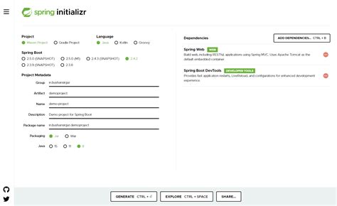 Image result for Spring.io Initializer