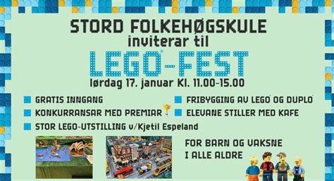 LEGO-FEST, Stord Folkehøgskule, Ølen, 17 January 2026 | AllEvents