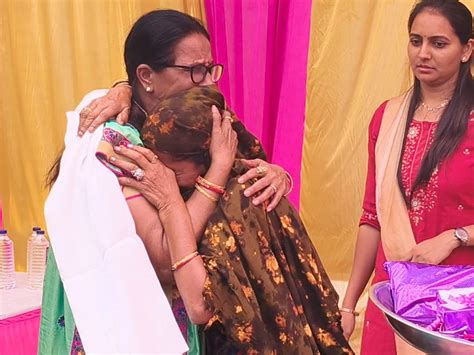 Students and villagers bid tearful farewell to the principal of ...