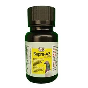 Pigeon Flying Supra-AZ Herbal Pills with Electrolytes, Vitamins and ...