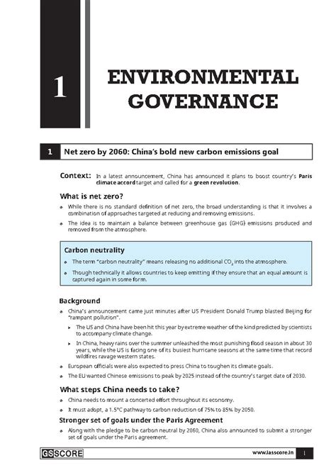 GS Score-Prelims Sampoorna Current Affairs-Environment-Yearly ...