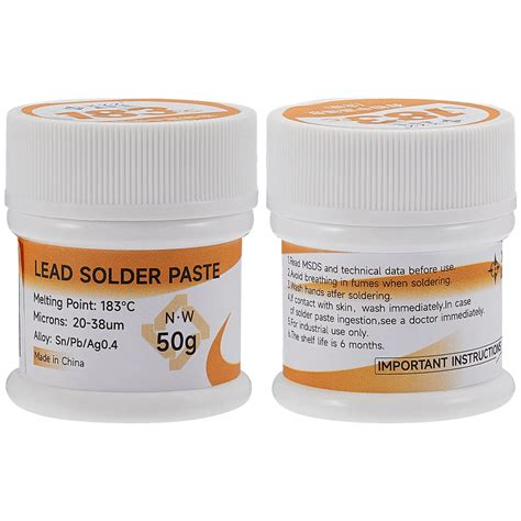 183℃ Leaded Medium Temperature Solder Paste (50g) (XZZ)