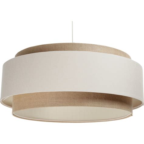 Suspension Extérieur crème, intérieur beige 60 x 60 x 25 cm Beige ...