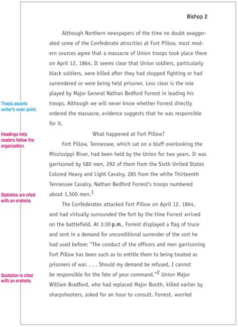 Chicago Style Format Example Paper 的图像结果