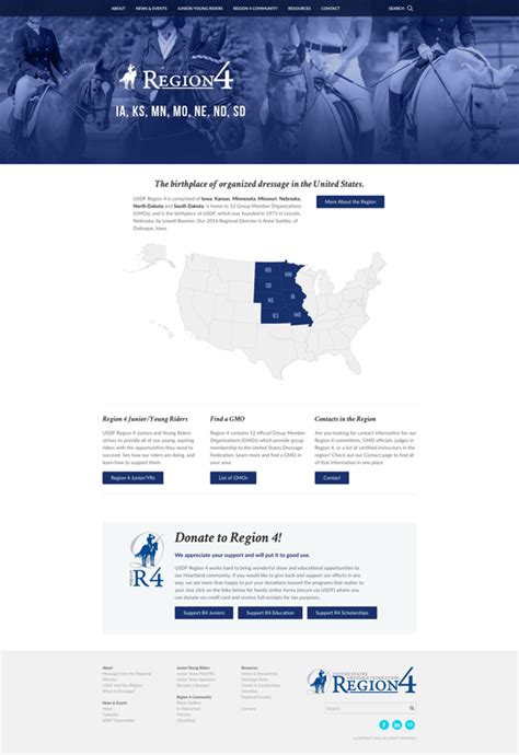 Image result for USDF Region 2 Map