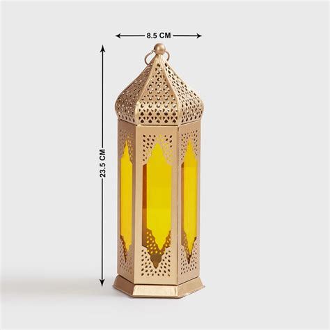 Buy Corsica Mystic India Metal Tall Moroccan Lantern from Corsica by ...