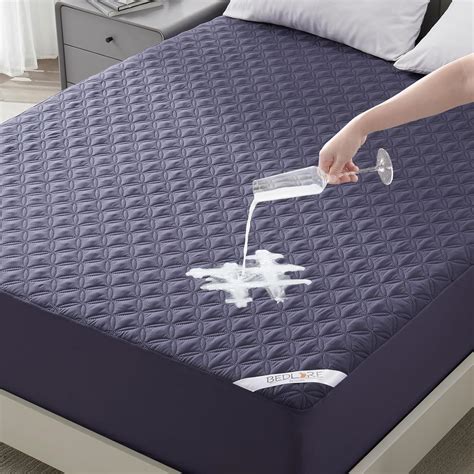 Amazon.com: BEDLORE Waterproof Mattress Protector, Queen Size Noiseless ...