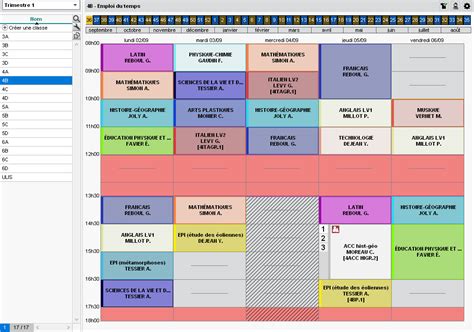 Emploi Du Temps Editable HTML/JavaScript 的图像结果