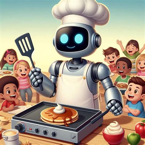 Cooking Robot Cartoon 的图像结果