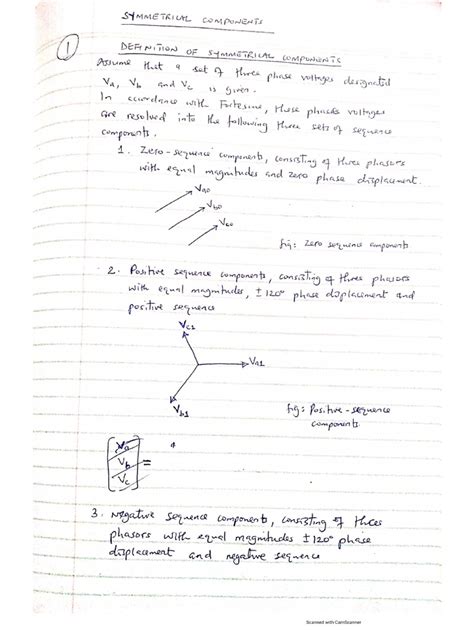 Image result for Symmetrical Components Example
