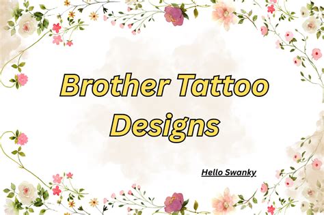 Brother Tattoo Designs – Meaningful Ideas & Symbols