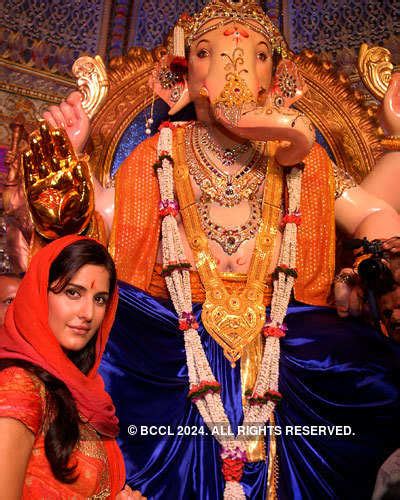 Katrina Kaif celebrates Ganesh Chaturthi in Mumbai