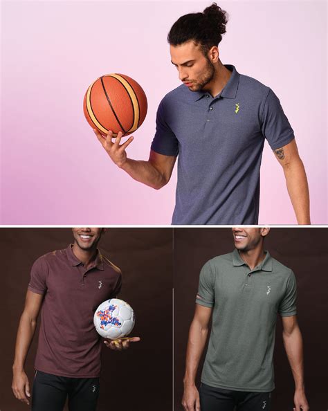 ₹2,299 | Campus Sutra Pack of 3 Slim Fit Active T-shirts - Campussutra