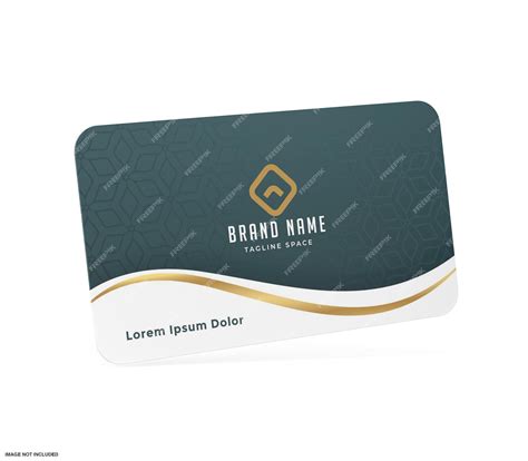 Premium PSD | Rounded business card mockup