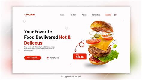 Food Menu Web Page Design 的图像结果