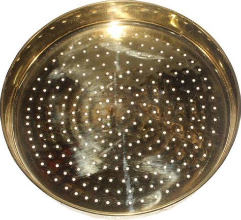 cool boss Brass Jelleda, Round Plate, Channi, Chalni Thali with Big ...