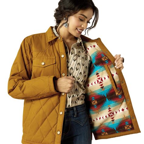 Women's Grizzly Quilted Barn Jacket by Ariat — Jeffers