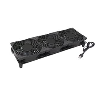 Yeiwenl 5V Quiet USB Cooling Fan 120mm x 3 with 1200mm Cable,114CFM Big ...
