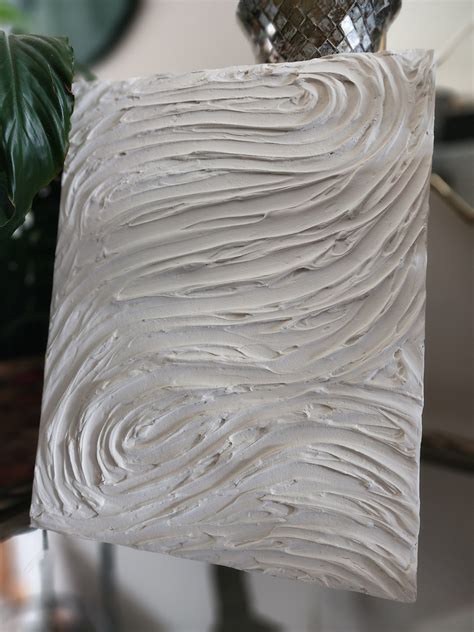 White Textured Wall Art | Textured Plaster Wall Art | Minimalist Art ...