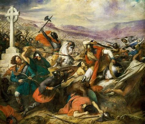Bataille de Poitiers, octobre 732 by Charles de Steuben – Art print ...