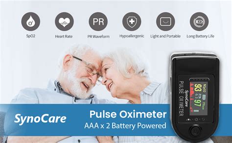 SYNOCARE Fingertip Pulse Oximeter, Blood Oxygen Saturation (SpO2 ...