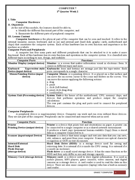 Image result for Computer Lesson 7