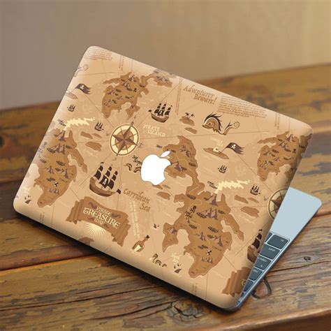 Laptop Skin for Apple MacBook - Pirates Treasure Map – SkinsLegend