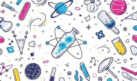 Cute Science Pattern 的图像结果