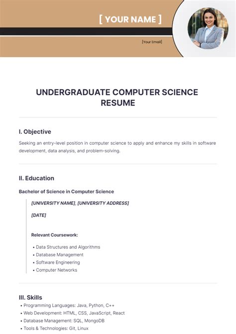 Free College Resume Templates to Edit Online and Download