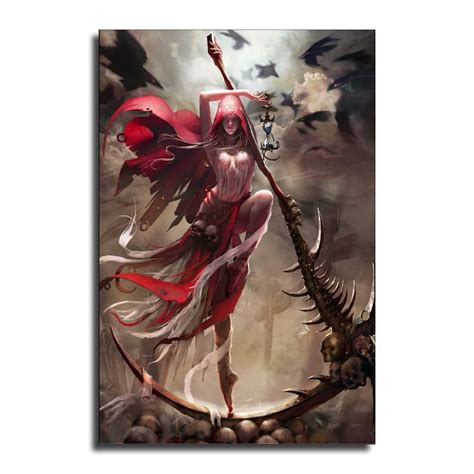 Female Grim Reaper Artwork