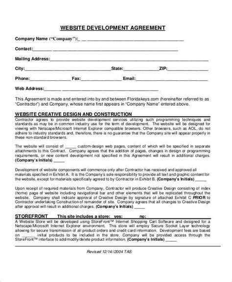 Image result for Sample Web Development Contract