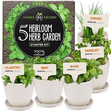Organic Indoor Herb Garden Kit
