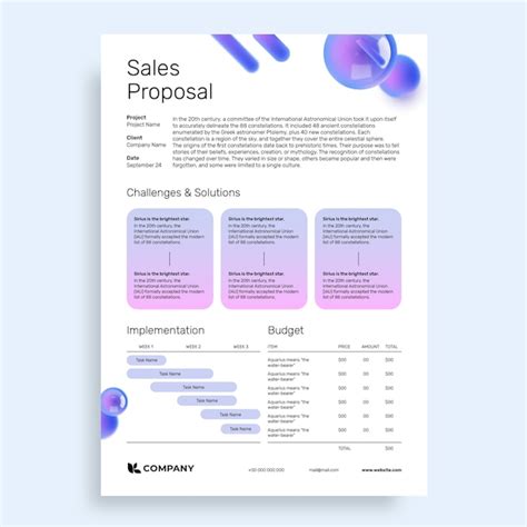 Sales Proposal Example 的图像结果