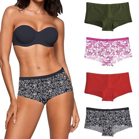 Buy Pepperika Cotton Boy Shorts Panties for Women and Teenage Bloomer ...