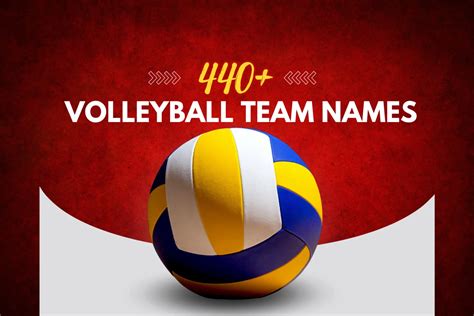 440+ Amazing Volleyball Team Names - Names Frost