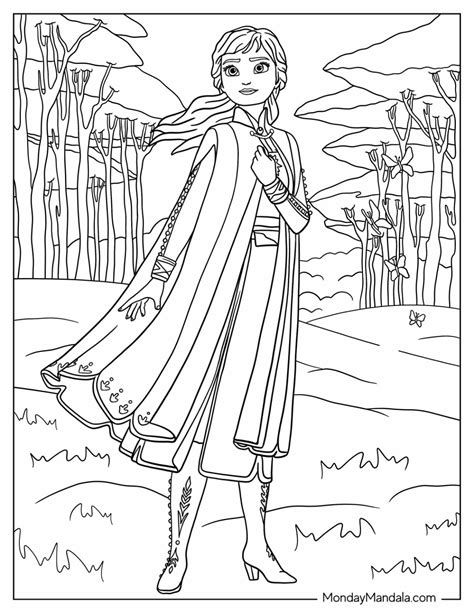 Young Anna Coloring Pages 20 Anna Coloring Pages (Free PDF Printables)