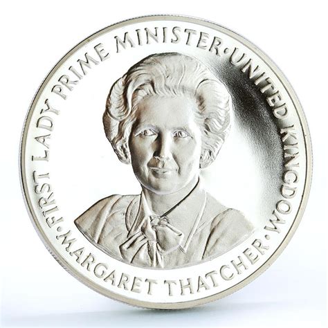 Britain Lady Prime Minister Margaret Thatcher Una and Lion Ag medal ...