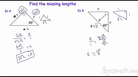 Image result for Geometry Special Right Triangles