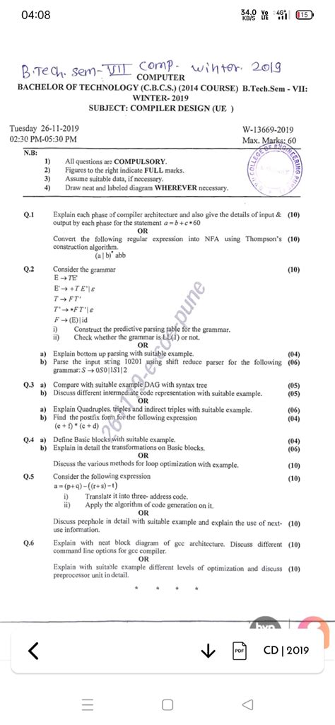 CD papers - 04:08 KB/S BTEC sem-VIL Comp wihtor 20|g COMPUTER BACHELOR ...