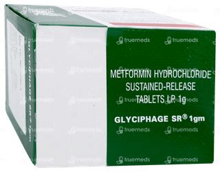 Glyciphage Sr 1gm Tablet: Uses, Side Effects, Price & Substitutes
