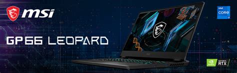 MSI GP66 Leopard Gaming, Intel i7-11800H, 15.6" FHD IPS-Level 240Hz ...